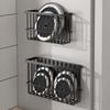 Magnetic Storage Shelf Floating Metal Kitchen Refrigerator Spice Rack Space-saving Fridge Kitchen Organizer Storage Organizer