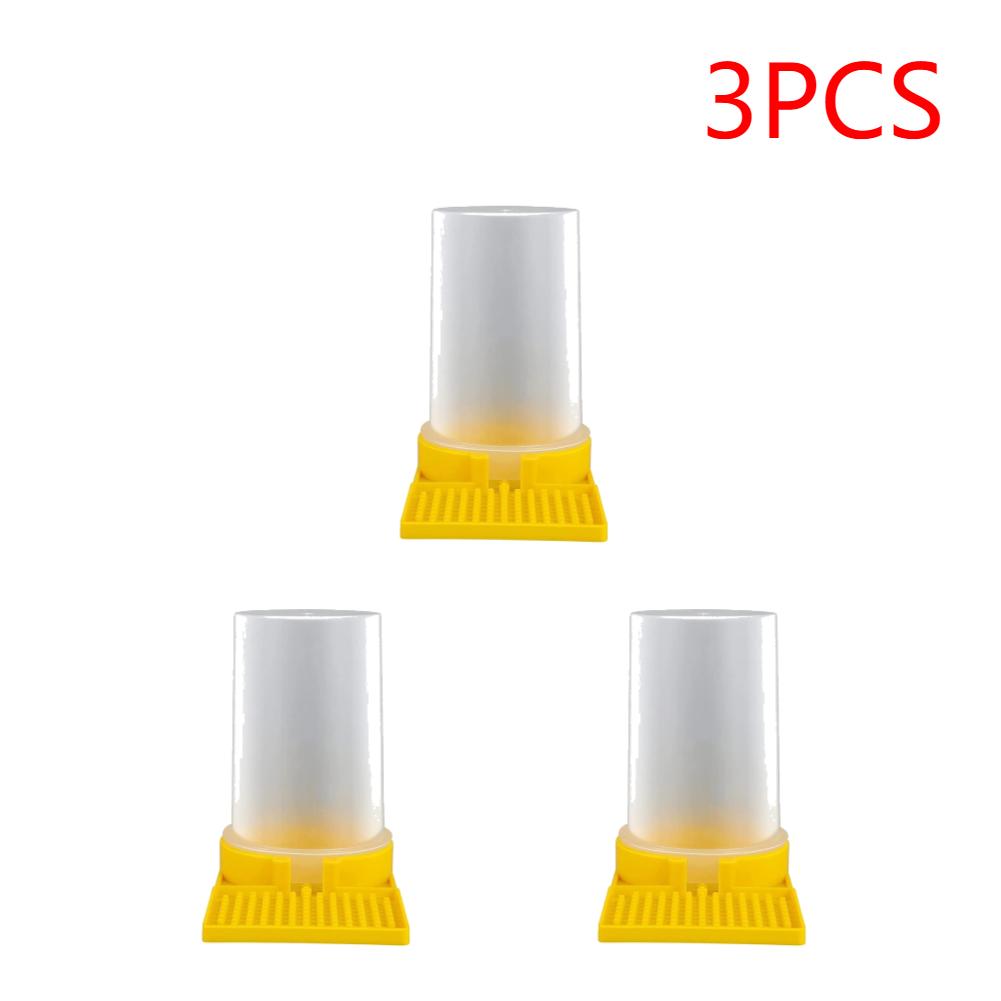 1-5Pcs Bee Feeder Drinking Water Waterer Honeycomb Bee Watering Feeder Safe Non-toxic Feeding Bee Drinker Tool Beekeeping Feeder
