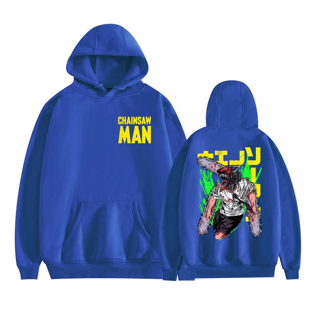 Hot Chainsaw Man Funny Hoodie Hip Hop Graphic Sweatshirts Streetwear Harajuku Tracksuit