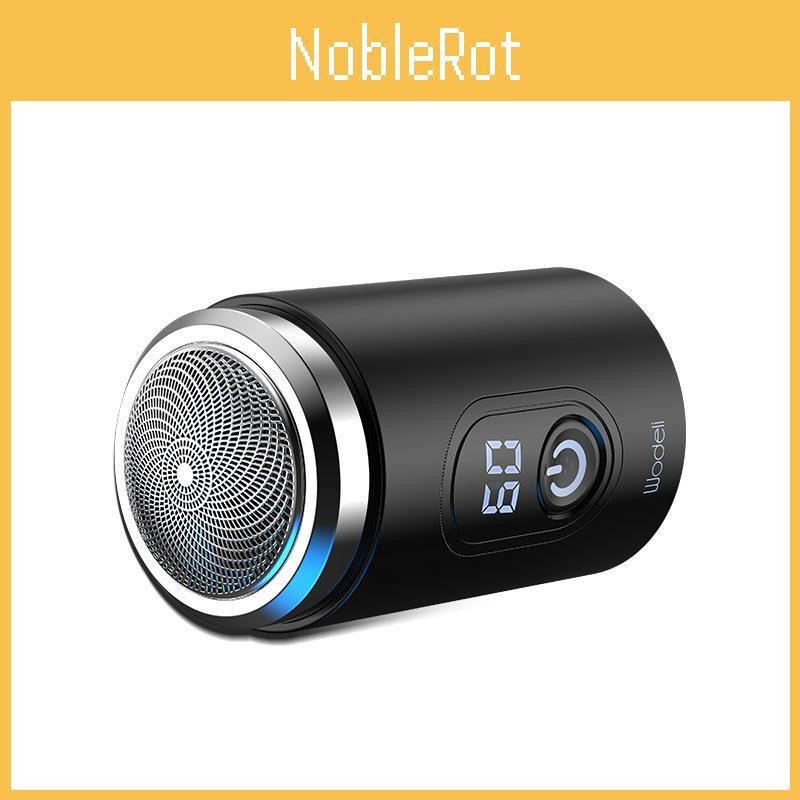 Rechargeable Electric Shaver Automatic Shaving Razor Black Aluminum Alloy Gift Box Set