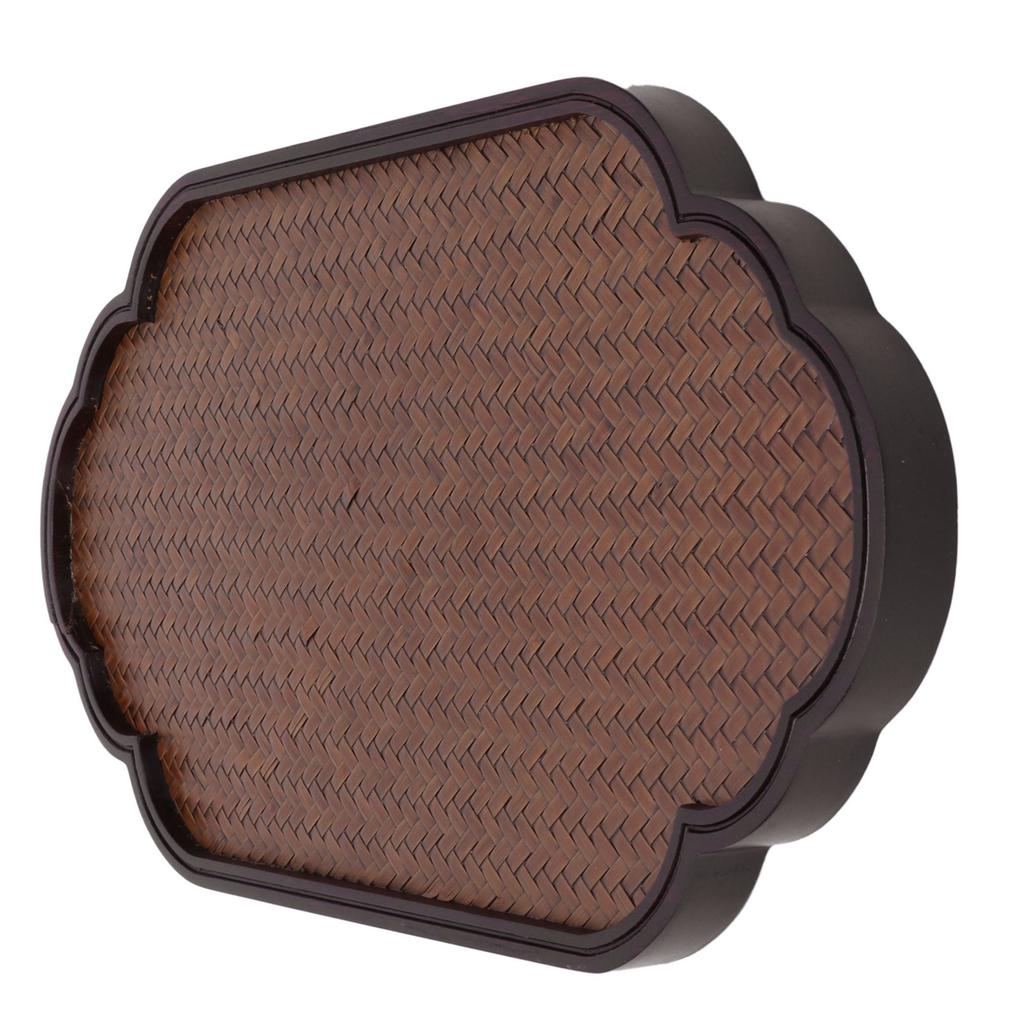 Mat   Bamboo Small Tea Tray Tea Plate for Teawares Teaset Saucers Tea Ceremony