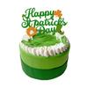 St. St. Patrick's Day Themen-Dekoflaggen-Ballon-Set Irische Festival-Atmosphären-Arrangement Kuchenstecker
