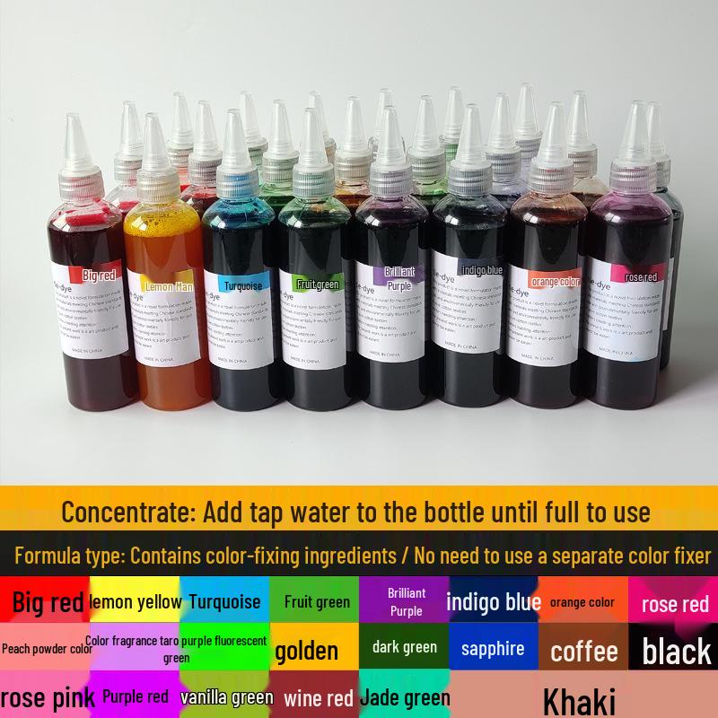 

Tie-Dye Kit: 22 Colors, Eco-Friendly Cold Dyes, DIY Tools & Materials, 250ML Large Bottles. 125ML / Squeeze Bottle