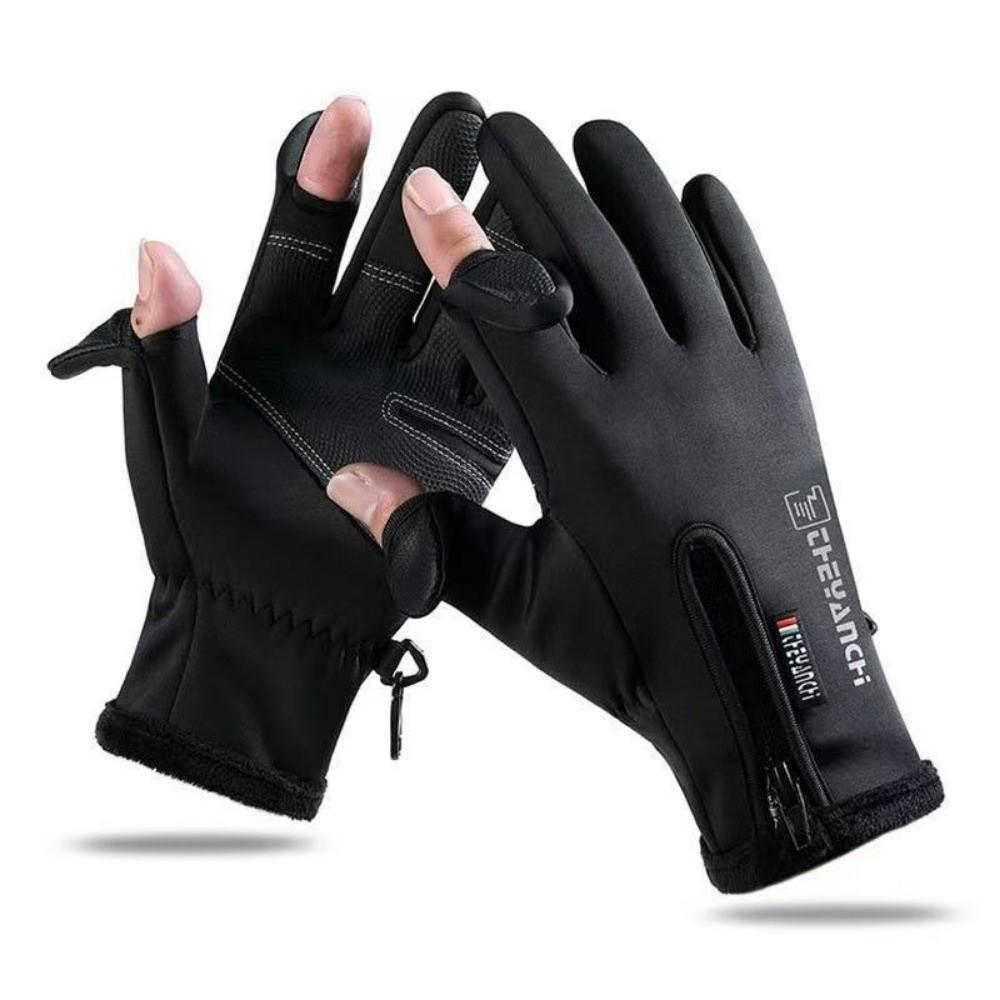 

New Windproof Riding Gloves Touch Screen Non-slip Warm Gloves Thickned Waterproof Mittens Outdoor