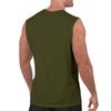 Men's Slim-fitting Casual Semi-open Sleeveless Base Layer, Fitness And Sports Outdoor Vest