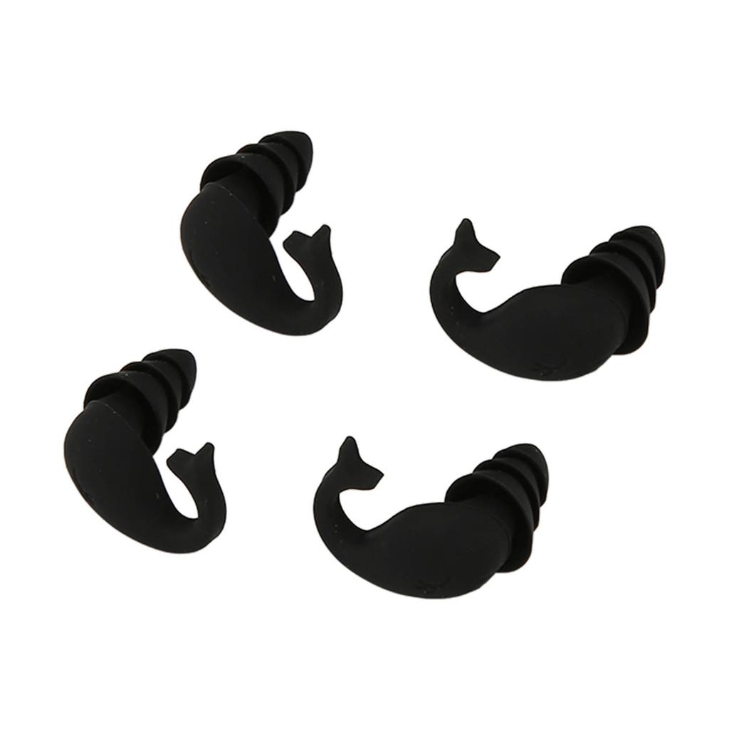 2 Paar Silikon-Ohrstöpsel zum Schlafen NRR 40dB Geräuschunterdrückung Dreifacher Schutz Wiederverwendbare Ohrstöpsel