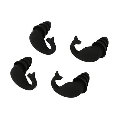 2 Pares de Protetores Auriculares de Silicone para Dormir NRR 40dB Cancelamento de Ruído Proteção Tripla Protetores Auriculares Reutilizáveis