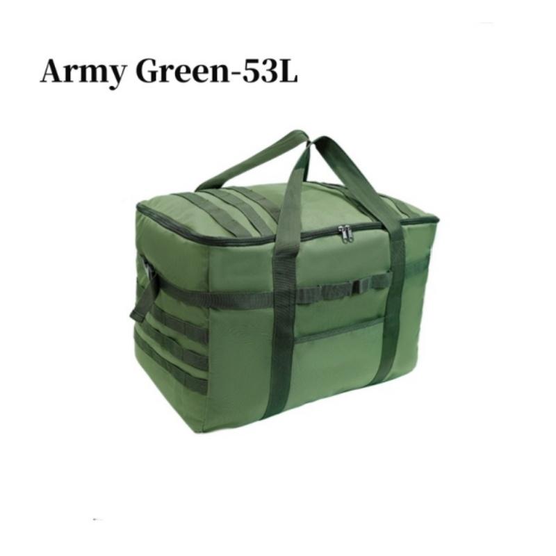 

53-81L High Capacity Camping Storage BagTactical Duffle Bag Picnic Canopy Camping Organizer for Camping/Home/Travel/Car Trunk Practical Use