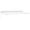 Yellow and White Retractable Awning Frame 350 x 200 cm