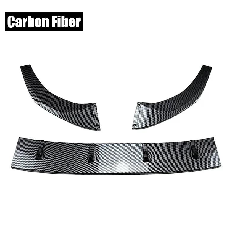 For Volkswagen Golf 8 MK8 GTI GTD GTE Rline 2020-2024 Auto Front Bumper Lip Body Guards Cover Car Lower Side Splitters Cover Kit