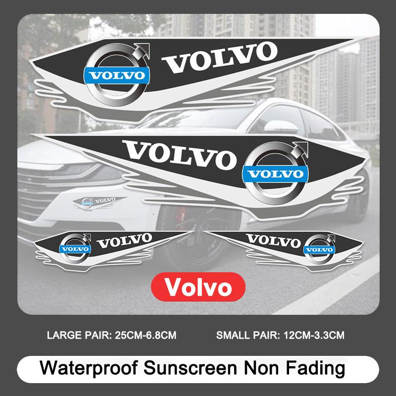 4Pcs Car Body Scratch Cover Decorative Sticker For Volvo XC60 V40 XC40 V60 V50 S60 S40 XC90 S80 S90 V90 V70 T6 S70 Rdesign AWD
