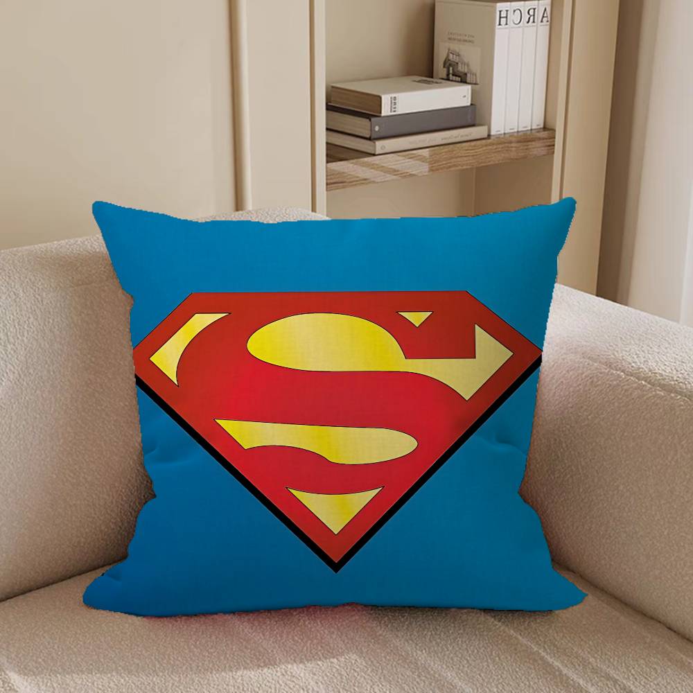 Cool S-SupermanS LOGO Pillow Case Removable Washable Cushion Cover – All-Season Soft Linen