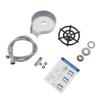 Automatic Cup Washer Black Silver Sink Water Bottle Washer Durable Cup Rinser  For Kitchen Sink