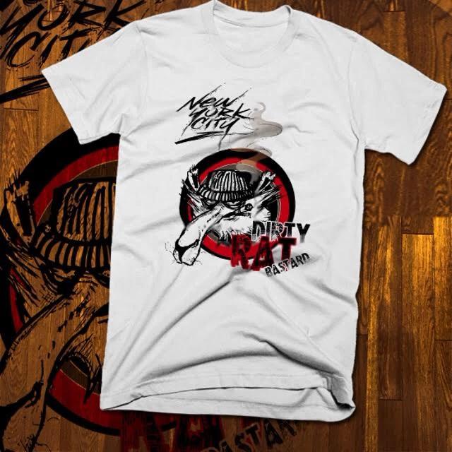 New York T-Shirt S-3XL Brooklyn NY Manhattan Bronx Queens Dirty Rat Bastard L