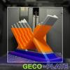 For Creality K1 Max Upgrade Geco Plate 310x315mm Double Sided Printing K1 Max Build Plate Pla No Heat Strong Adhesion Cold Bed