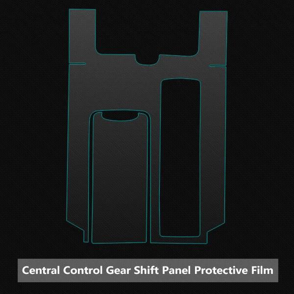 Car Interior Transparent TPU Film Console Panel Decor Protective Vinyl Wrap Sticker for Land Rover Range Rover SWB 2013-2017