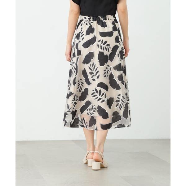 Jill by Jill Stuart Sea Flower Opal Flare Skirt