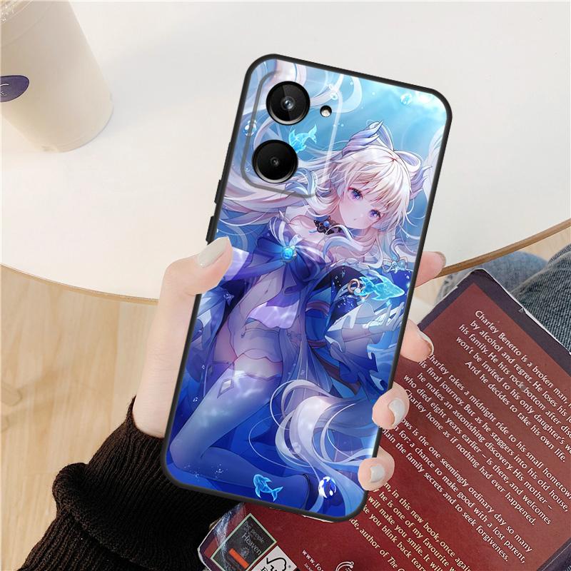 Sangonomiya Kokomi Genshin Impact Case For Realme GT 7 Pro GT 6T 6 5 C55 C53 C51 C21Y C25S C61 C67 C75 10 11 12 13 14 Pro Plus