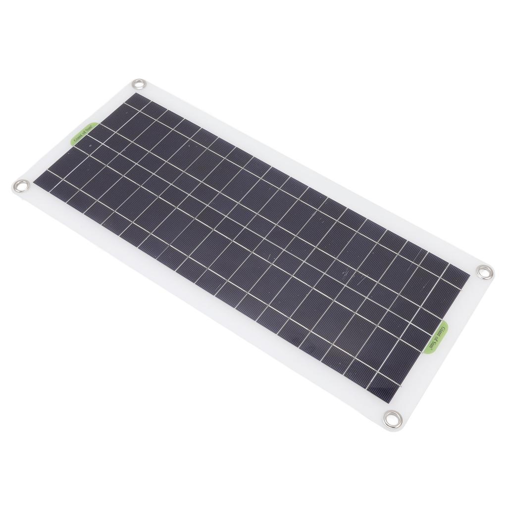 12V to 220V 30W Solar Charging Panel 220W Solar Inverter Battery Charger Kit for Camping Hiking