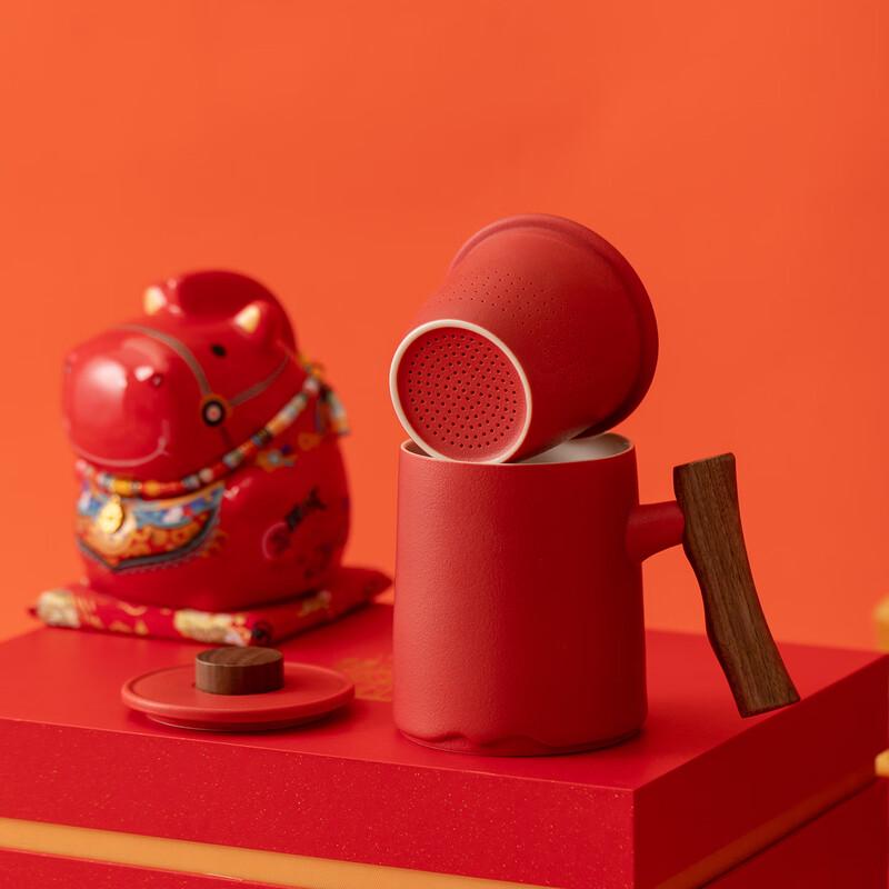 Haofeng Fortune Horse Teacup Gift Set