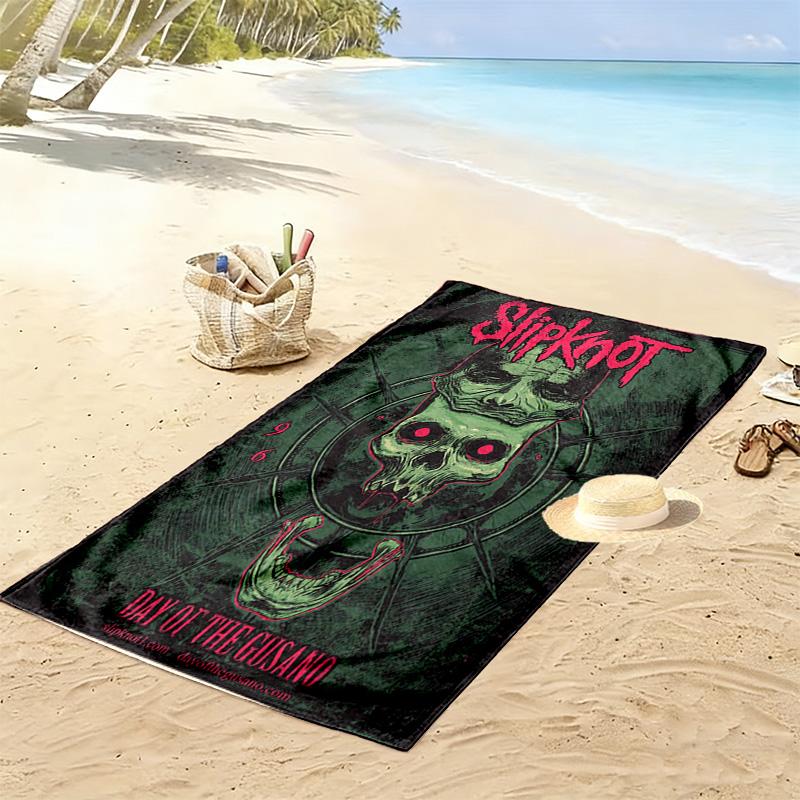 Slipknot: Rebellion beach towel soft beach swim Outdoor pool towel quick-drying swim towel Outdoor picnic beach mat printing Comfort Fashion