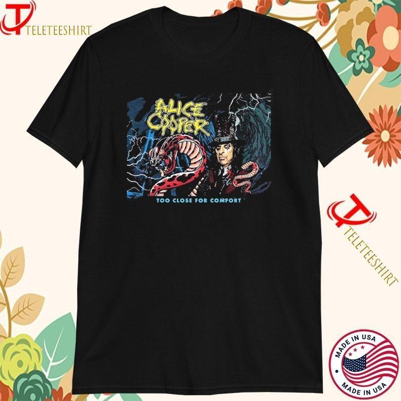Alice Cooper 2025 Tour – Too Close For Comfort Limited Edition T-Shirt Unisex T-Shirt M