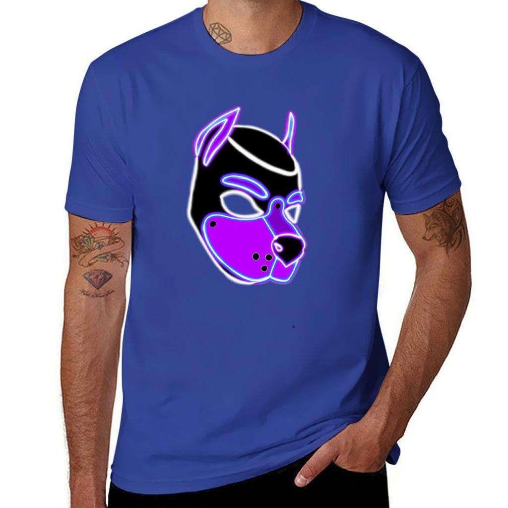 Purple Pup T-Shirt cute clothes Blouse quick drying customs design your own mens graphic t-shirts funny
