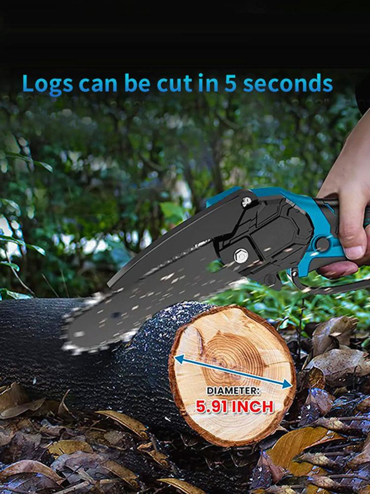 Electric Chainsaw Telescoping Pole 6 inch Saw 3 IN 1 Pruner High Branch Saw Garden Tree Pruning Tool For Makita 21V Battery