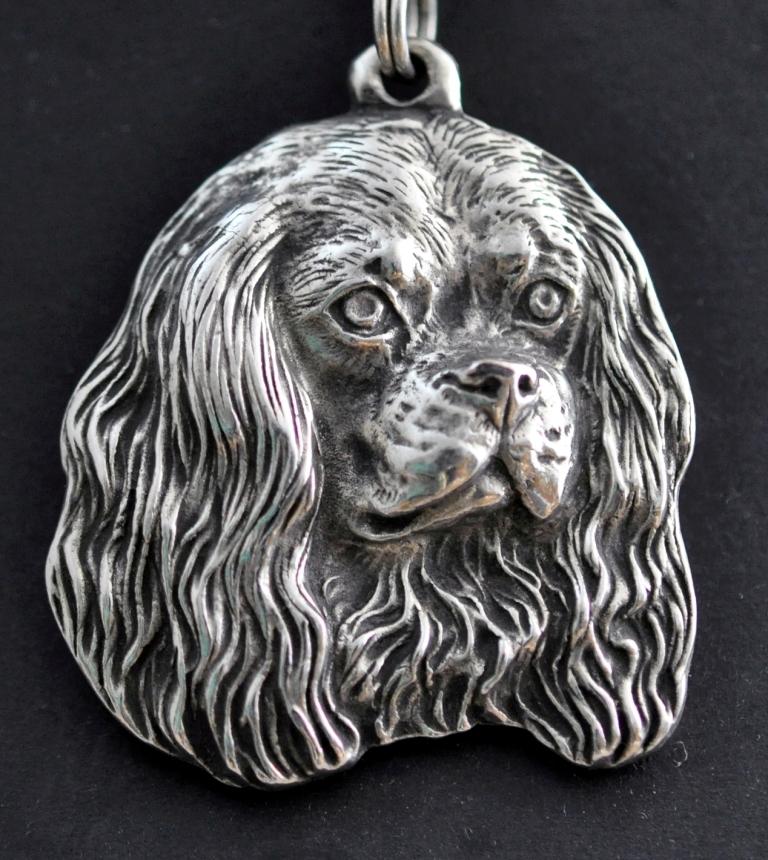 Cavalier King Charles Spaniel - Necklace with dog, silver-plated pendant for dog fan, unique jewelry by Art-Dog brand