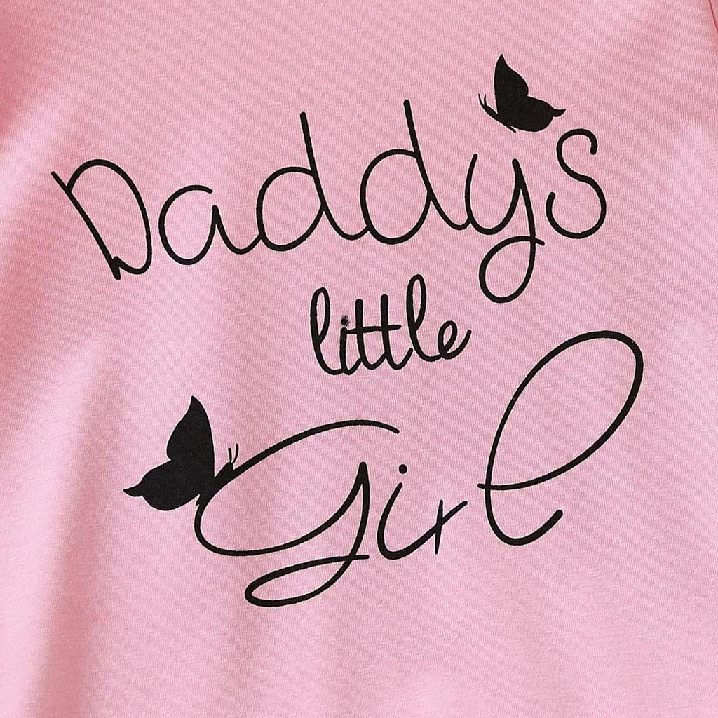 Girls Spring Autumn Long Sleeve Two Piece Set Bowknot Letter Print Leopard Flared Pants Toddler Girls Outfits Kids Fashion Clothing