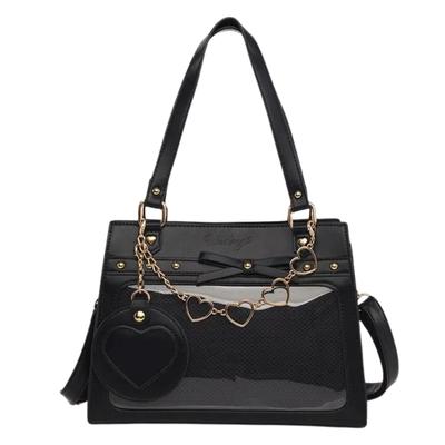 Harujio Ita Bag, Cute Mini ToteShoulder Bag, Small ToteShoulder Bag, 2-Way Ita Bag, Ita Bag, Itaba, Oshikatsu Bag, Popular, Stylish, Ribbon,
