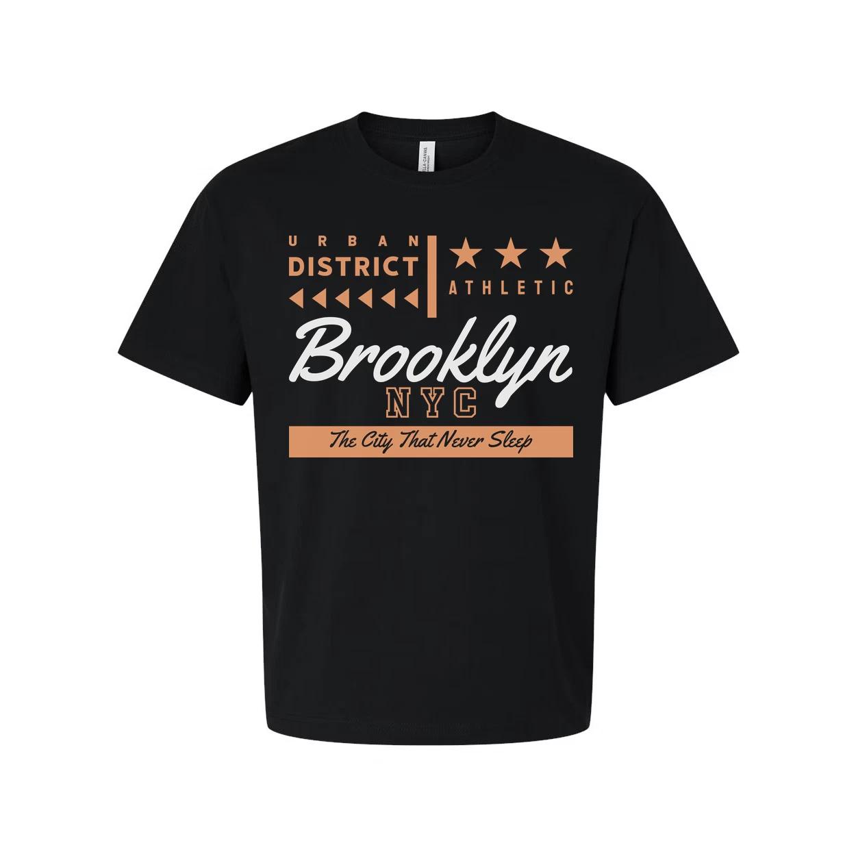 Urban District Athletic Brooklyn NYC Graphic T Shirt For Unisex Adults Vintage T XL