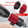 Professional High Hardness Hexagon Connecting Rod Electric Riveting Spear Adapter Kit Drill Riveting Insert Nut Tool