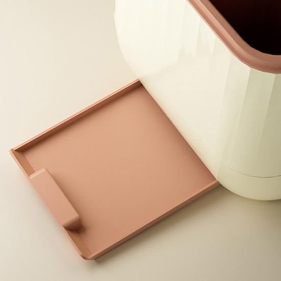 U-Shaped Kitchen Rack PP Cutting Board & Utensil Holder with Drainage Tray Compact Countertop Storage Organizer for Cutters Chopsticks Spices