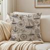 Graybrown Sailing Anchor Shape Pillow Case Breathable Organic Short Plush Cushion Covers WrinkleResistant Soft Durable