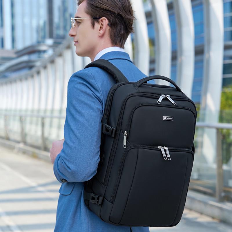 Men's Waterproof Business Backpack - Large Capacity, Multi-functional, Anti-theft, Luxury Commuter Bag.