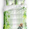 Lily Flowers Butterfly Water Surface Duvet Cover 3pcs Bedding Set Home Textile Quilt Cover Pillowcases Room Bedding Set No Sheet
