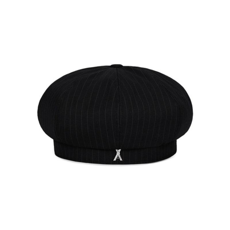 VARZAR VA Cubic Stud Octagon Beret Black