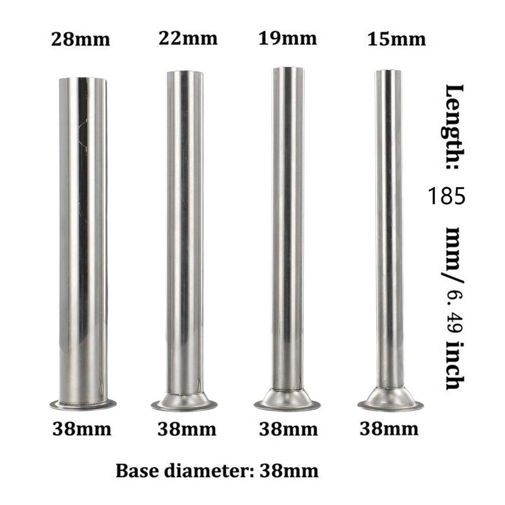 4Pcs Stuffing Tubes Steel Sausage Stuffer Filling Tubes Funnels Nozzles Spare Parts For Any Kitchen, Help Create Fresh Homemade