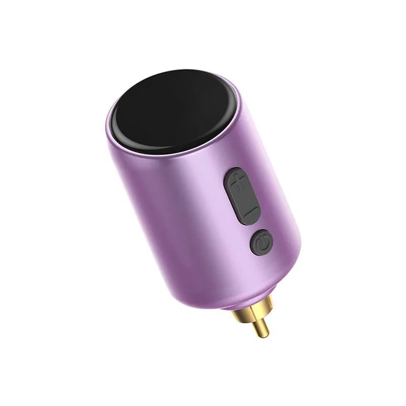 

Многофункциональный быстрозарядный пункт, перекошенный цветной экран, беспроводной тату-аккумулятор, татуировка RCA Power Laser, высокая мощность, быстрый зарядный источник no PD plug фиолетовый