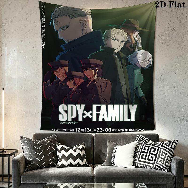 Family Comedy Wall Tapestry Tapestry Background Cloth Fashion Print Wall Decoration Background Cloth Christmas Gift