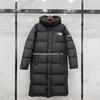 2025 Authentische US Winter Daunenjacke, Unisex, 700er Bauschkraft Weiße Entendaune, Langer Schnitt, Kälteschutz, Warme Pufferjacke