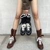 2026 Autumn and Winter Versatile Color Blocking Niche Design Boots Outdoor Workwear Women's Boots