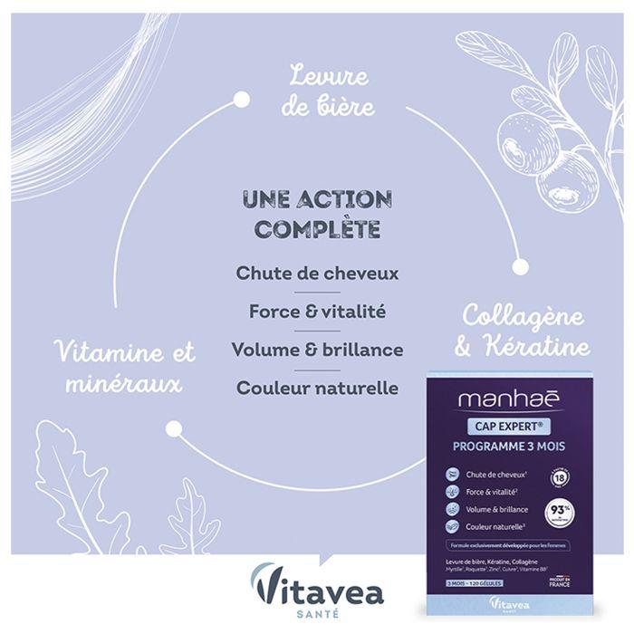 Nutrisanté manhaé cap expert 120 gélules