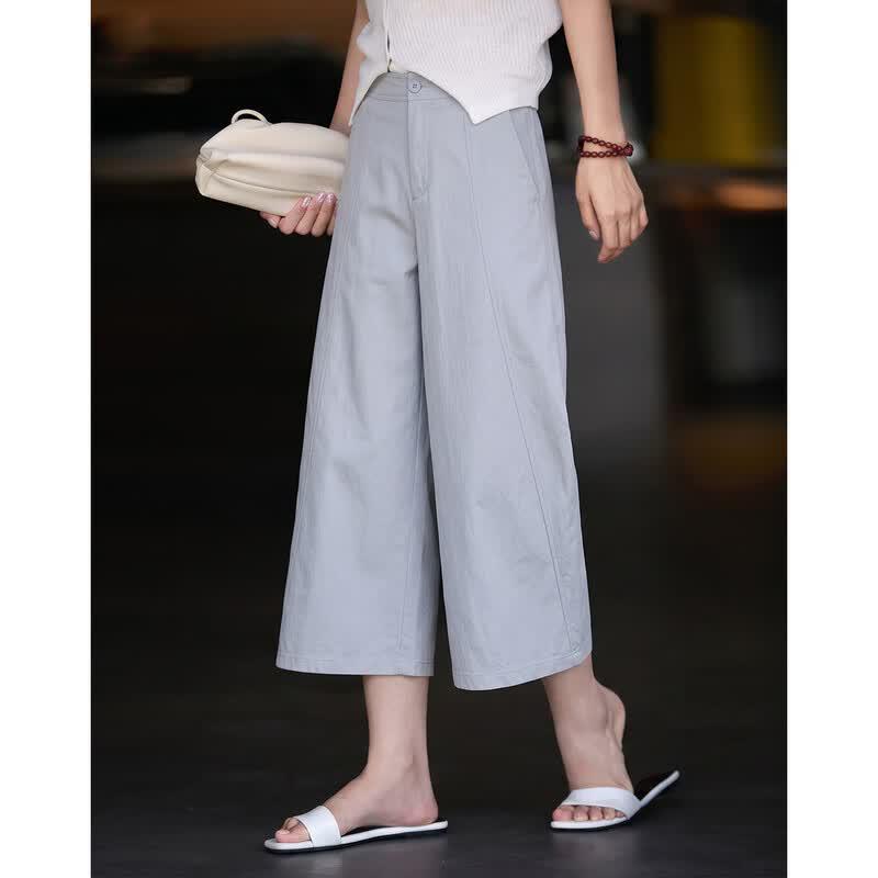 Women's Loose Fit Cropped Casual Pants