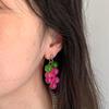 Bohemia Earrings Grape Earrings Korean Style Beads Earrings Funny Fruit Dangle Earring  Gift