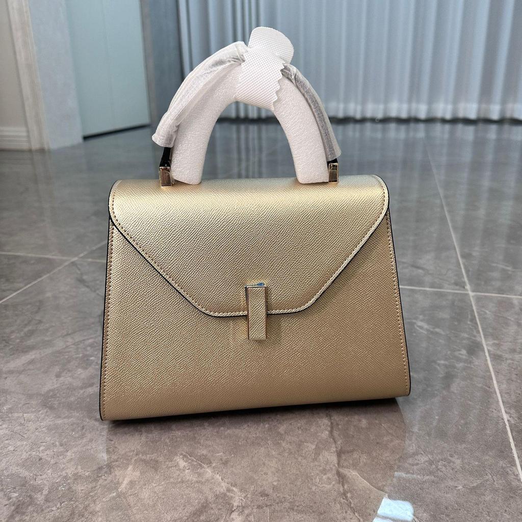 "Valais Valextra Iside Mini Shoulder & Messenger Bag - Palm Pattern Cowhide (Inspired by Liu Yifei)"