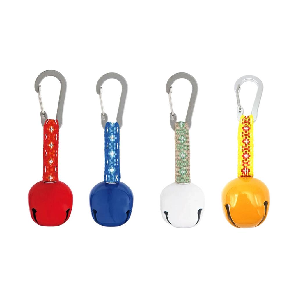 Hiking Camping Bear Bell Portable Iron Safety Alert Sound Emergency Survival Bell for Backpack Pet Collar Dog Training