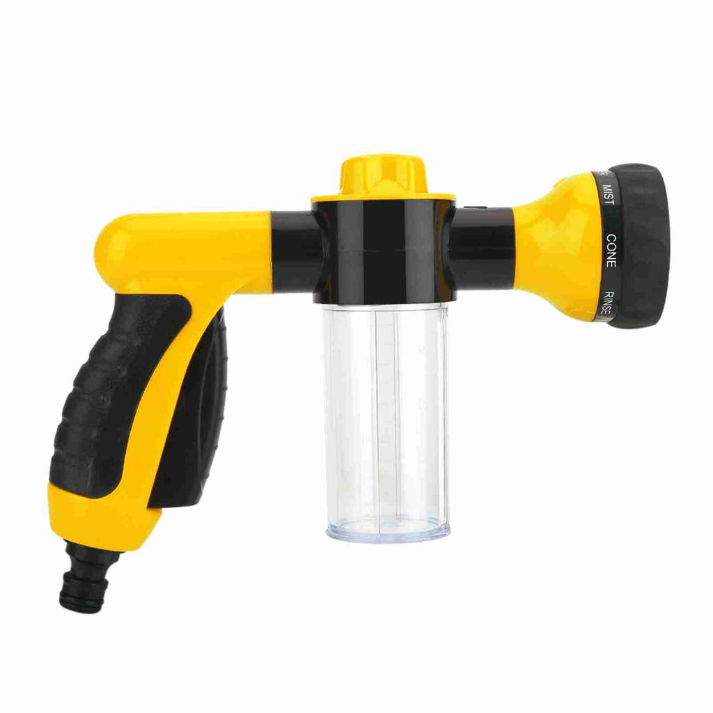 High Pressure Spray Car Wash Foam Water Gun Cleaning Tool Washer 6m Yellow