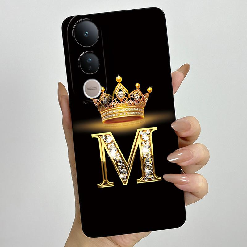 For Vivo V50 Lite 5G Case Luxury Letters Couple Silicone Soft Phone Cases For Vivo V50 V50Lite 5G Camera Protection Back Cover